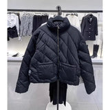 And Winter New Twill Quilt Cotton Jacket Jacket With Long Sleeves To Keep