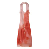 Homemade New Women's Fashioned Suspension Scarf With Tender-Dyed Printed