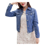 Women Denim Jacket For Women Coat Jacket Single Breasted Short Denim Female Jacket Coats 2023