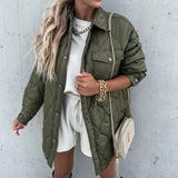 Winter Jacket Women Quilted Coats Cotton Jacket Parkas Female Casual Loose Outwear Korean Cotton-Padded Winter Coat