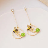 Bee Earrings-Outfit