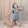 Tiffin Lingerie Autumn New Sexy Mesh Yarn Perspective Lace Hot Pure Teasing Slings Aja Syringe