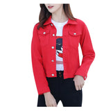Women Denim Jacket For Women Coat Jacket Single Breasted Short Denim Female Jacket Coats 2023