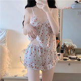 Windberry Sling Pyjamas V-Neck Shorts Two-Piece Summer 2025 New Sweet And Cute Homewear