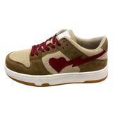 Embroidered Heart Patch Sneakers-Outfit