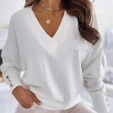 Jumper Sweaters For Women Loose Office Lady Casual New Long Sleeve Knitted Sweater Women Button Pullover Sweater