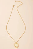 Heart-shaped Pendant Necklace-Outfit