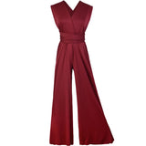 Popular Style Multi-Wear Multi-Rope Cross OL Sexy Bandage Jumpsuit Fashionable Women's Wear-Outfit