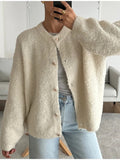 2025 Women's Comfortable Casual Solid-Colored Knitted Shirt