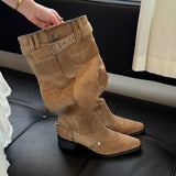Boots Children Summer With Skirts Thin Velvet Boots Xinjiang Trousers Pile