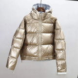 Real Fur Collar Loose Winter Down Coat Women Puffer Female Warm Autumn Feather Jacket For Girl Parka Coats Outerwear