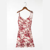 Summer's New Slim Lanyard, Strap, Low Neckline, Leaky Back Dress, Hip Skirt, Women's Dress-Outfit