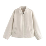Women's 2025 Explosion Vintage Fashion Casual Long Sleeve Jacket