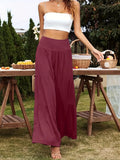 Summer Leisure Wide-Legged Cotton Pop High-Waisted Loose Trousers Women's