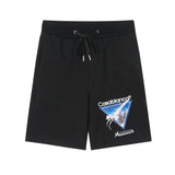 Street Tide Shorts Star Castle Alphabet Printed Leisure Shorts Men's Personality Sports Shorts Summer-Outfit