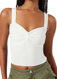 Toloer New Sweater Belt Vest Inside The Knot V Neck Without Sleffowed Wear Bottom Strapless Top Female-Outfit