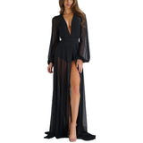 Sexy Mesh Long Seaside Mop