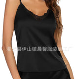 Explosion Direct Sale New Sexy Lingerie V-Neck Eyelash Lace Lace Lace Pyjamas Hair