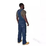 And Autumn 2025 New Men's Cowboy Straps Fashion Casual Age-Old Loose Denim
