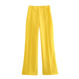 Belt Dress Collar Suit Jacket 2310187 Slim Straight Tube High Waist Trousers 2216118 Suit-Outfit