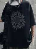 Men's Darkness Sun Graphic Tee-Outfit