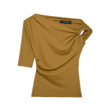 Homemade New Women's Dress Classic Asymmetrical Nylon Top