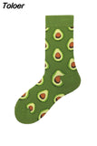 Funny Socks Women &men New 2023 Cute Autumn Winter New Year Santa Claus Christmas Fruit Animal Fish Happy Socks