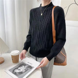 Cashmere Basic Sweaters Women New Autumn Winter Looselong Sleeve Solid Female Pullovers Warm Soft Knitwear