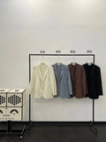 [Daihe] Early Autumn New Leisure Lapel Easy Simple Pure Color Match Thin Suit Jacket H7380-Outfit