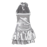 2023 Summer New Women's Fashion Sexy Waist Bright Face Repair With Hanging Neck