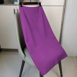 And Summer 2025 New OL Commuter Professional Bag Hip Skirt In The Long Black High-Waist A Word Straight Suit
