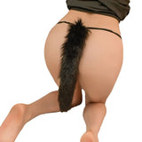 Sex Long-Tail Panties Soft Sister Wearing Fox Tail Hair Ball Tong Dog Rabbit Tail Sexy