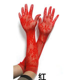 Cloud Lingerie Lady Bridal Glove Seduction Web Of Brothed With Finger Sleeve Spider Lace