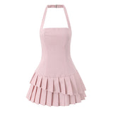 Homemade New Women's Classic Fashion Seat Seat Hanging Neck Short