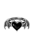 Gothic Heart Ring-Outfit