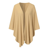Toloer Spot 2024 Autumn Winter New Cardigan In Long Loose Irregular Hem Coat Female-Outfit