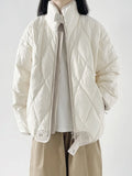 Toloer Cotton Clothes Female 2024 New Advanced Sense Super Good-Looking Cotton-Padded Jacket Oversize Winter Coat Small Cotton-Padded Clothes-Outfit