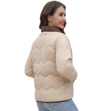 Station New Cotton-Padded Clothes Ins Cotton-Padded Light Cotton-Padded Jacket 2024 Spring And Autumn Fashionable Ladies' Small Fragrant Style Jacket-Outfit