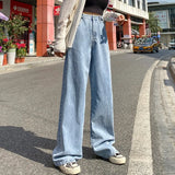 Draped straight-leg mopping pants-Outfit