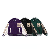 2022 Women Coats and Jackets Hip Hop High Street Bomber Jackets Baseball Uniforms New Female Casual Loose Stitching Jacket