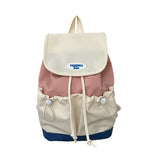 Aesthetic Patchwork Backpack-Outfit