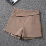 Toloer Women's Spring Wear 2024 New Skinny Casual Shorts Wear Versatile Women's Pants-Outfit