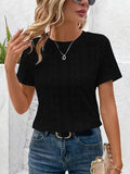 Wish Hot-Solded Empty V-Neck Short-Sleeved Bat Sleeves Thin T-Shirt New