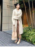 Winter New Fashion Women's Sweater Loose Cardigan Medium Long Sweater Jacket Women Cardigan Oversized Cardigan
