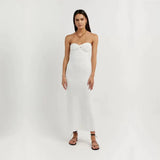 Toloer Hot Girls Ins Spring And Summer New Knit Kink Fashion Sexy Wool Knit Dress-Outfit