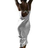 Summer New Dress Slings Low-Breast Sexy Strap Party Simple