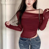 Zipper Rounded Neckless Sleeve Sling Vest Women's Summer New In-Korean Version Of The Waist Repair