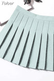 High Waist Short/Extended/Mid-length Skirts Vintage Solid Harajuku A-LINE Womens Korean Causal A-line Zipper Chic