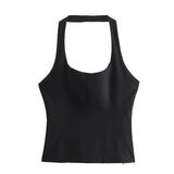 Summer New Slimming Women's Short-Skinned Waistcoat Women's Back-To-Back