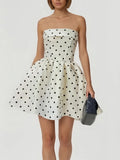 Style Dress Women 2025 Summer New Design Temperament Elegant Chest Wave Point A Short